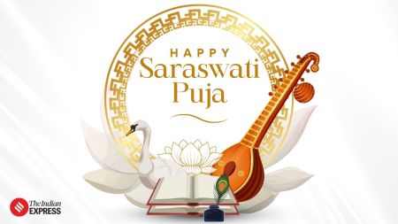 Happy Saraswati Puja Images 2026