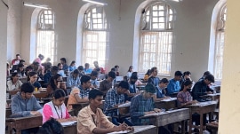 students attending examination, Haryana Haryana Government revised HCS syllabi