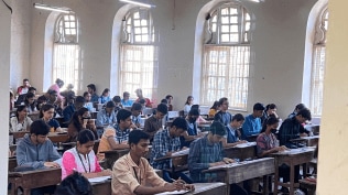 students attending examination, Haryana Haryana Government revised HCS syllabi