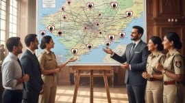 IAS IPS officer couples AI image