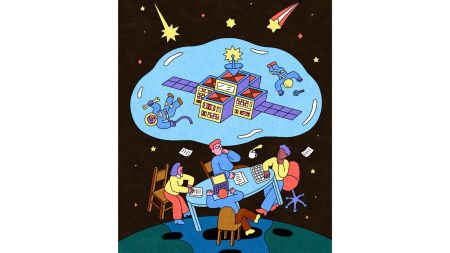 Some tech leaders are concerned that the artificial intelligence race will exhaust available land and energy. The solution might lie in orbit. (Image: New York Times)