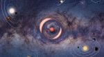 According to theoretical models of planetary system formation, violent gravitational interactions early in a system’s history can eject planets into interstellar space. (Image: University of Warsaw)