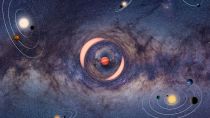 According to theoretical models of planetary system formation, violent gravitational interactions early in a system’s history can eject planets into interstellar space. (Image: University of Warsaw)
