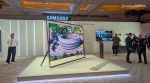 Samsung introduced its massive 130 inch ultra-slim Micro RGB TV at the Wynn hotel in Las Vegas, ahead of the CES 2026 event that kicks off on Jan 6. (Image credit: Anuj Bhatia/Indian Express)