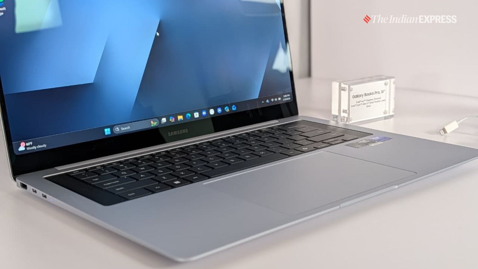 Samsung claims the Galaxy Book6 Ultra and Pro can deliver up to 30 hours of video playback, supported by fast charging that restores more than half the battery in around 30 minutes. (Image: Express Image)