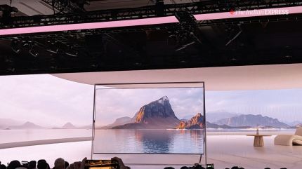 RGB refers to thousands of microscopic red, green, and blue LEDs that light the TV. These true red, green, and blue light sources are said to cover 100 percent of the colour gamut and improve the TV’s colour accuracy. (Image credit: Anuj Bhatia/Indian Express)