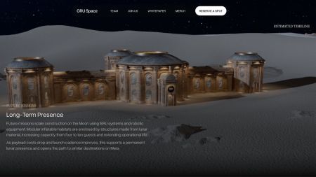 The hotel's initial clientele is anticipated to include wealthy, daring newlyweds seeking an extraordinary honeymoon experience as well as participants in prior commercial space trips. (Image: GRU space)