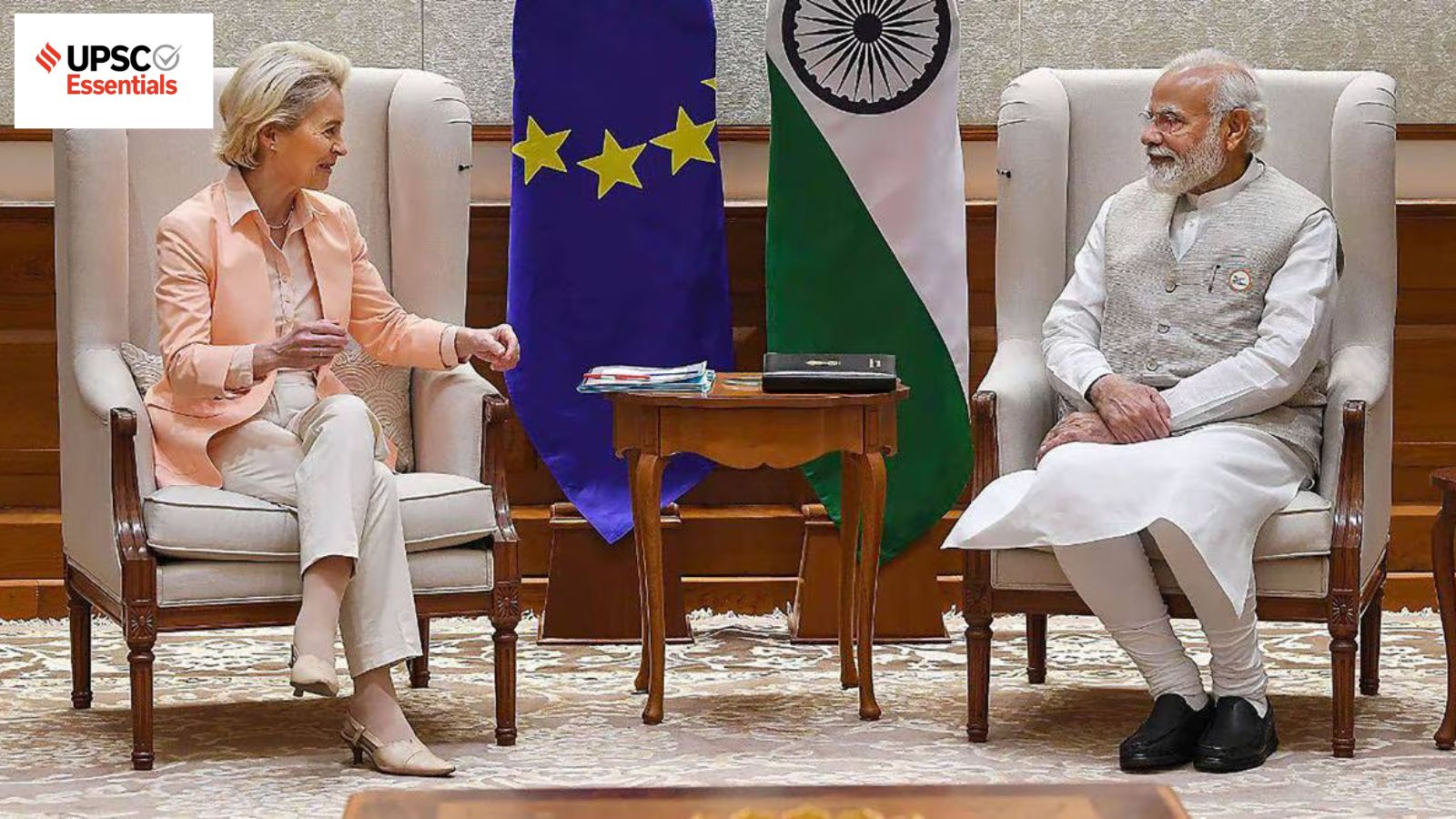 UPSC Essentials | Mains Answer Practice | GS 2 : Questions on India–EU FTA negotiations and AI in law enforcement (Week 136)