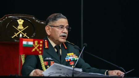 Indian Army Chief General Upendra Dwivedi. (ANI Photo)