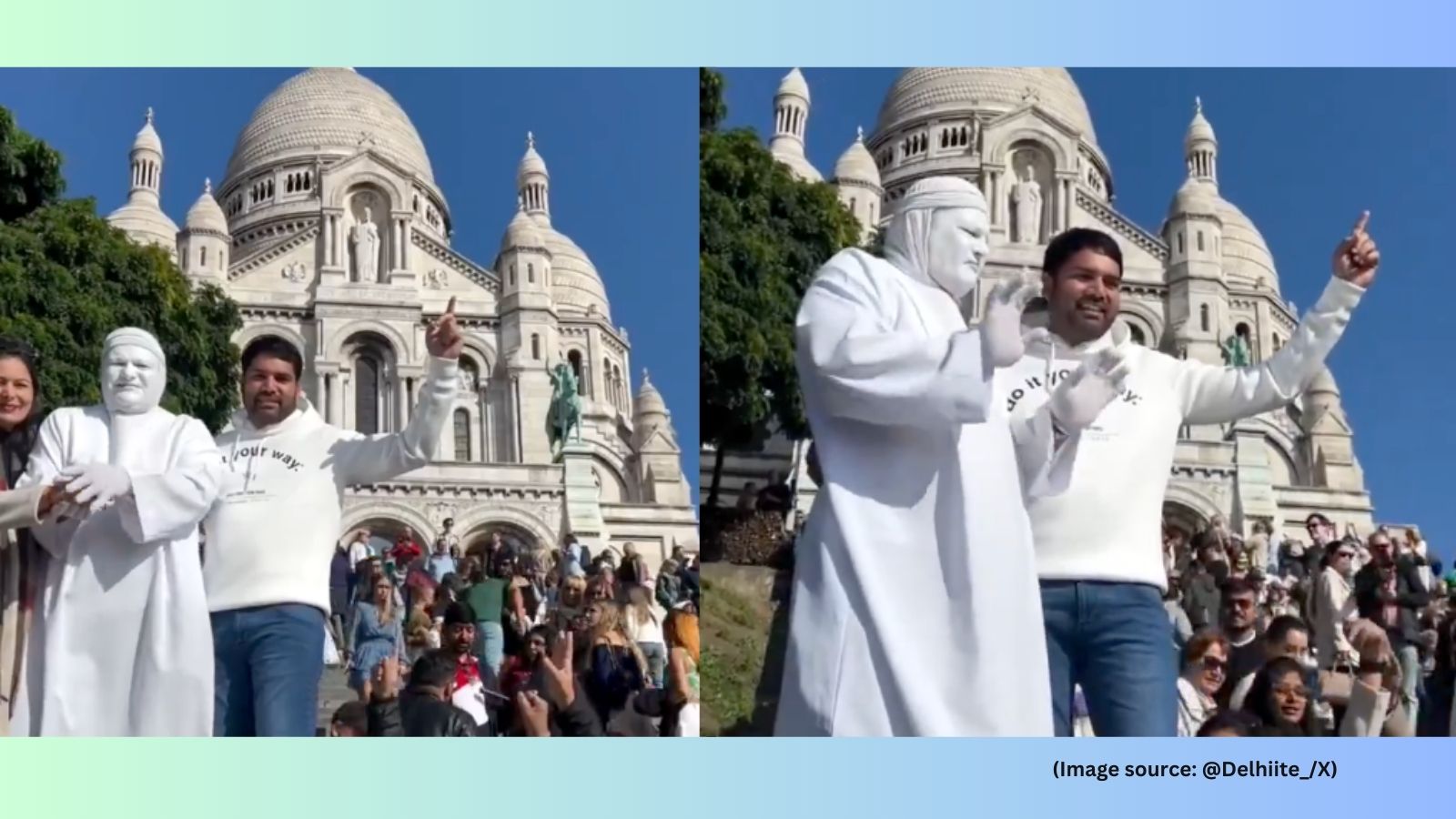 Indian men chant ‘Jai Maharashtra’ at tourist spot in Paris, video sparks outrage over civic sense: ‘Should be deported’