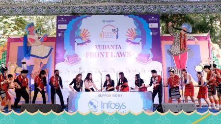 Ao Naga Choir performs at Jaipur Literature Festival, celebrating indigenous culture and asserting a proudly Indian identity.