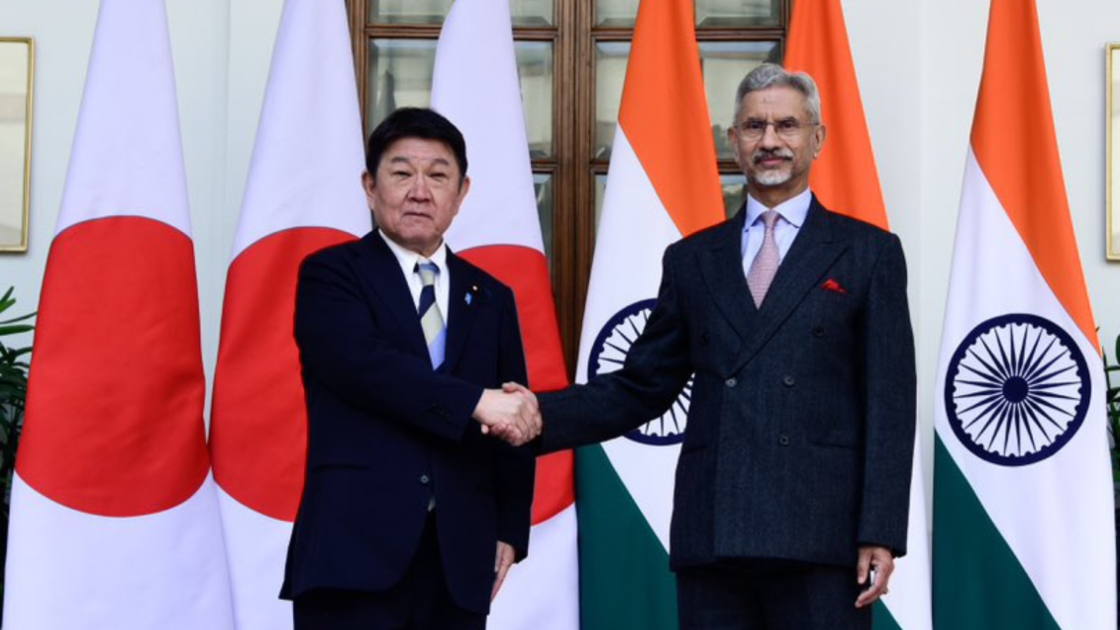 EAM Jaishankar and his Japanese counterpart Toshimitsu Motegi.