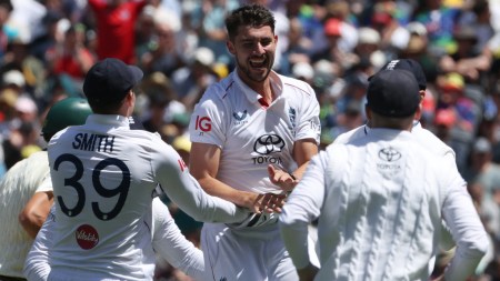 England pacer Josh Tongue in action against Australia in fourth Test in Melbourne. (PHOTO: AP)