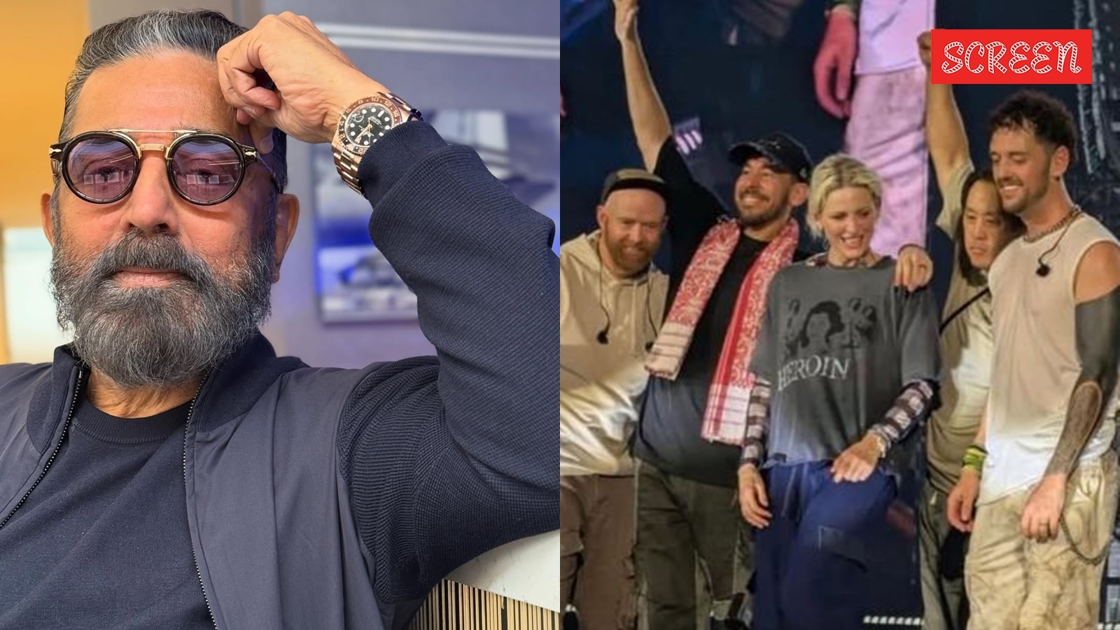 Linkin Park dons khadi clothes from Kamal Haasan’s brand during Mumbai concert; actor thanks band for ‘linking khadi to the world’