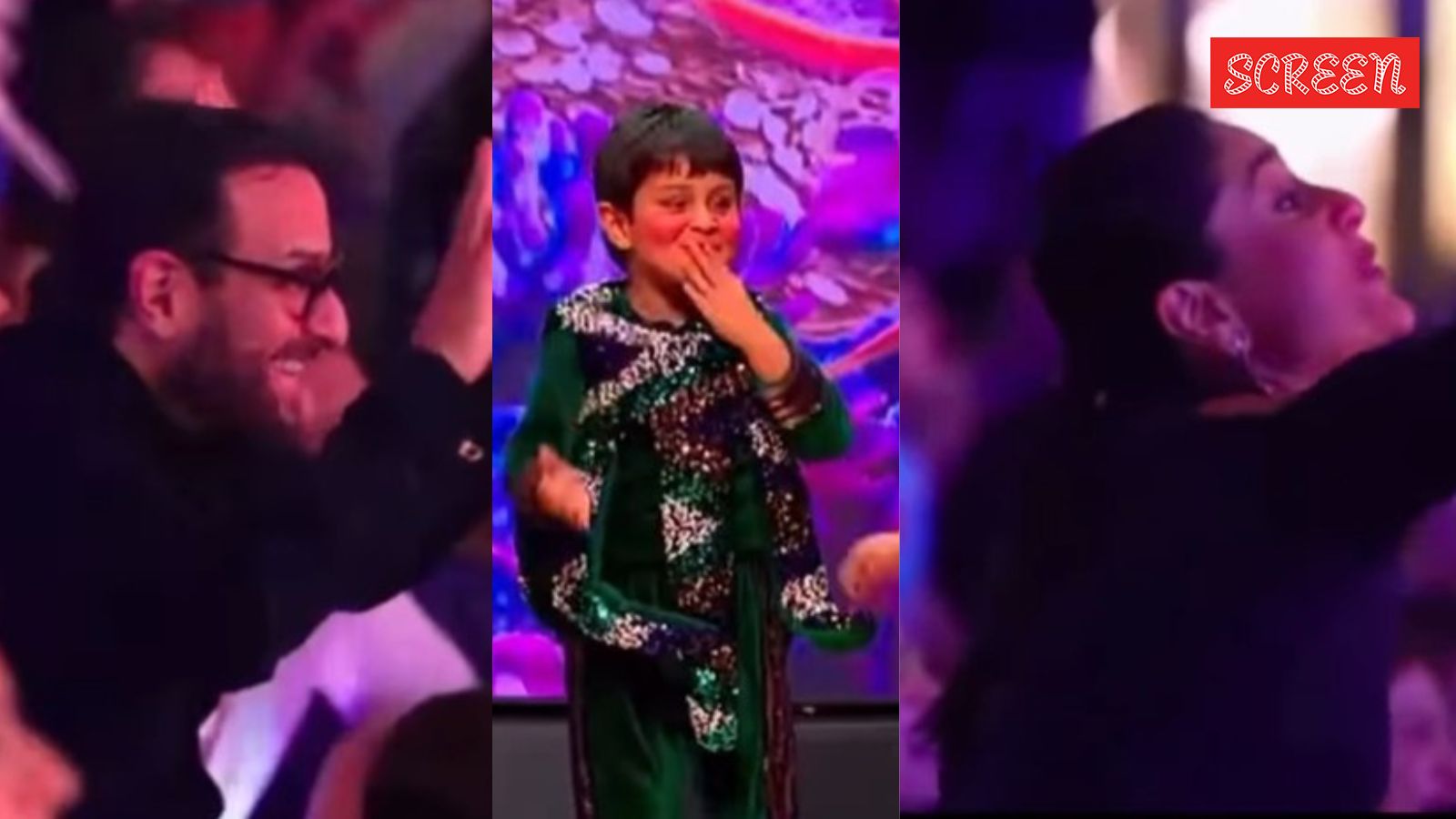 Kareena Kapoor-Saif Ali Khan jump, hoot as son Jeh performs at school annual day event. Watch