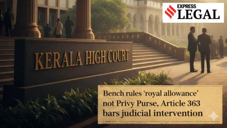 The Kerala High Court held that the writ petition was barred by Article 363 of the Constitution.