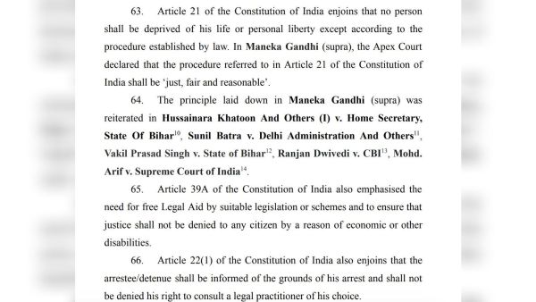 Kerala High Court said the constitutional right afforded to an accused charged with an offence to defend himself is not illusory or imaginary.
