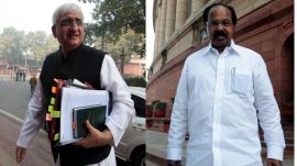 In 2011, then Law Minister Salman Khurshid and Corporate Affairs Minister M Veerappa Moily flagged that the RTI Act was being “misused.” (Express Archive)