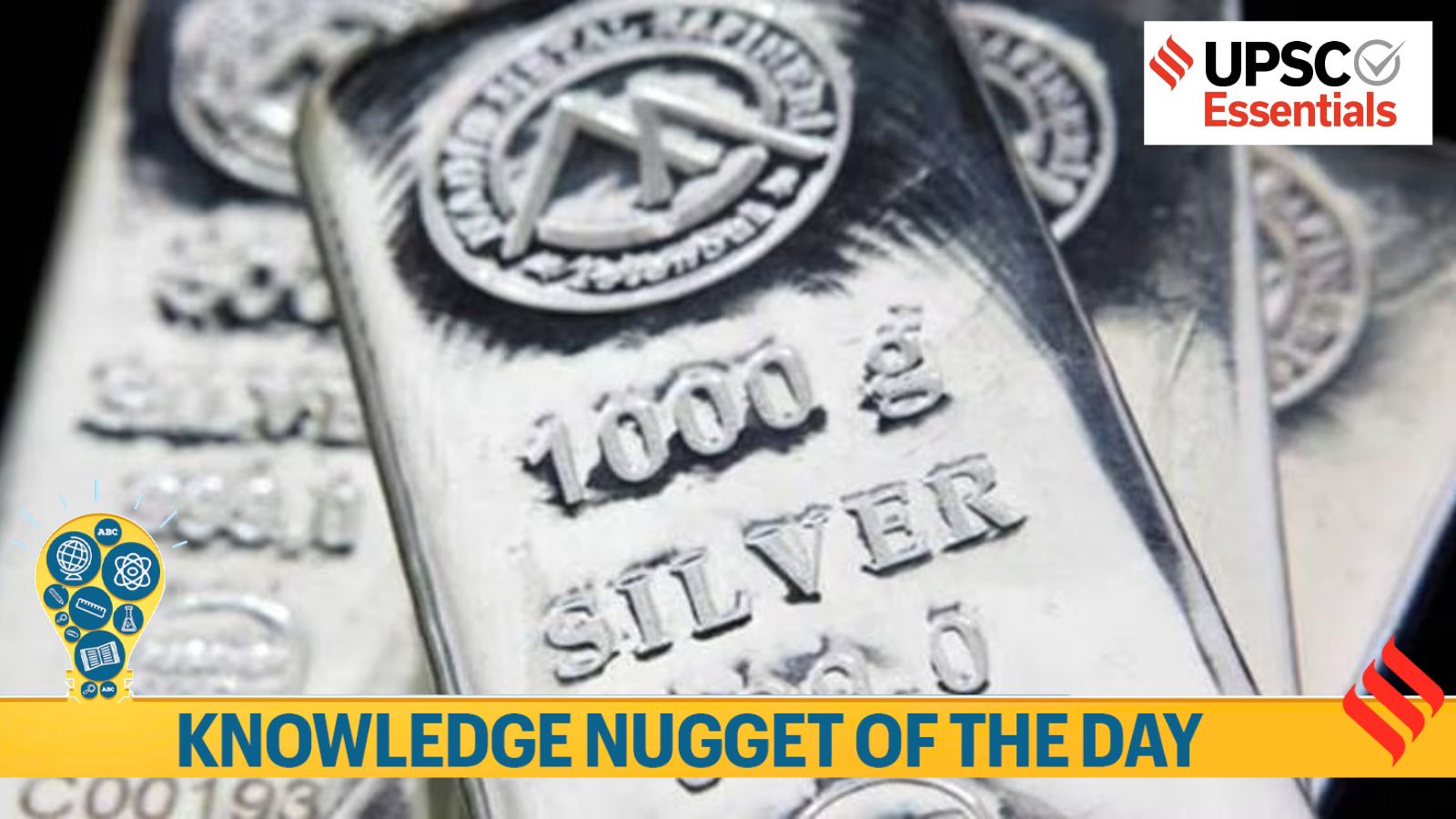Knowledge Nugget | Silver in Spotlight: What you must know about the precious–industrial metal for UPSC Exam