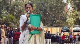 The controversy further escalated when Banerjee said on Friday that she had gone there as chairperson of the Trinamool Congress (TMC).