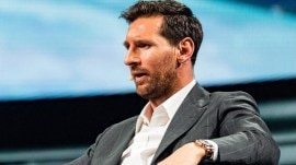 Lionel Messi likes his win with soda