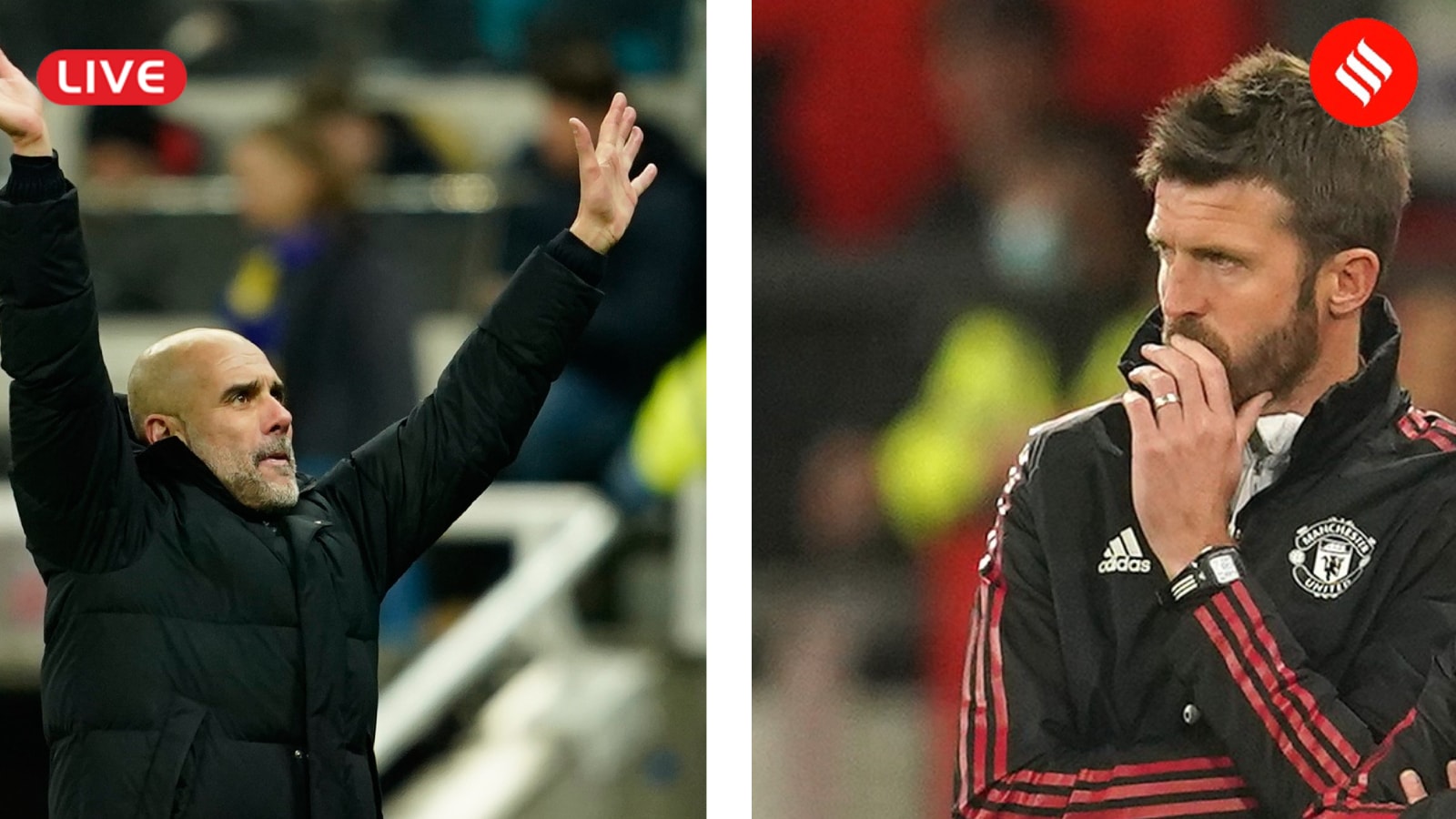  The Manchester Derby will be Michael Carrick's first game in charge.