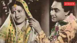 Madhubala and Ashok Kumar