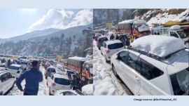 Roads leading into Manali were among the worst affected