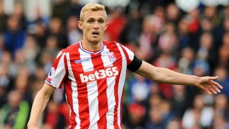 File image of Darren Fletcher during his days as a player for Stoke City in the English Premier League in 2017. (AP Photo)