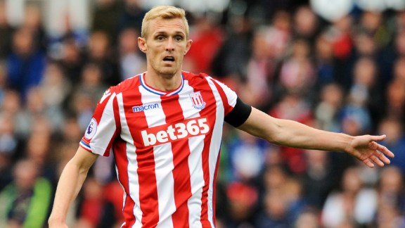 File image of Darren Fletcher during his days as a player for Stoke City in the English Premier League in 2017. (AP Photo)