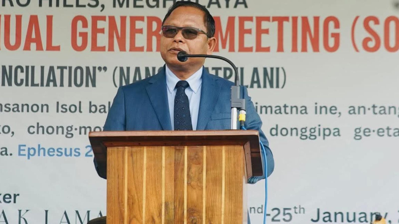 A poster threatening Garos ruffles feathers in Meghalaya