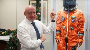 Mark Kelly is a retired astronaut and former naval officer. (Credit: X/@SenMarkKelly)