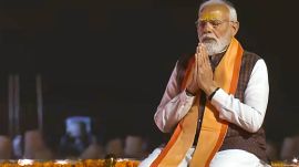 A grand procession of 108 horses honoured the warriors who protected the historic temple over centuries.