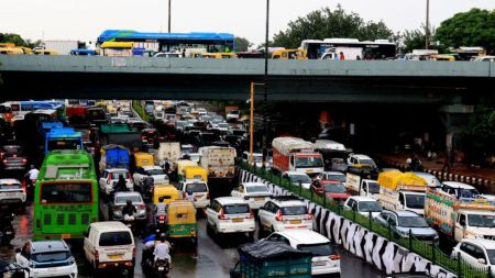 Most Congested Cities with the Worst Traffic in India: New Delhi, the capital city, ranks fourth in India, with an average congestion level of 60.2 per cent.