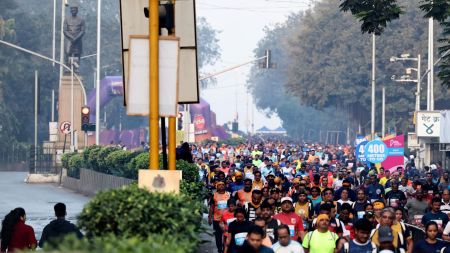 The Mumbai Marathon is an annual international marathon held in the country’s financial capital since 2004.