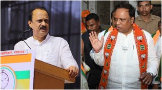 NCP chief Ajit Pawar (lefT) and BJP Mumbai unit president Ashish Shelar.