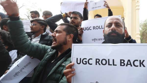 Chief Justice of India (CJI) Surya Kant, presiding over a two-judge bench, expressed doubts over the students’ version and wondered if it was not a fraudulent attempt to gain admission. (Express Photo by Vishal Srivastav) 