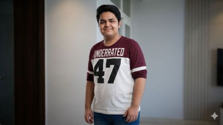 Yuvraj Mehta, 27, was returning home when his car plunged into the drain. (Express Photo, enhanced with AI)