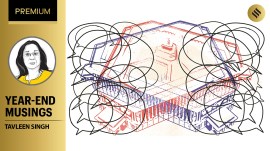 My wish for 2026 is that we somehow manage to get an Opposition party that will put the Modi government on the mat for its many failures on many, many fronts.(Illustration: C R Sasikumar)