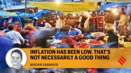 The minimum amount of inflation that is needed to keep the economy ticking is around 4 per cent in our case — the target for monetary policy. (Reuters)