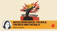Notes from Davos: The bold, the bots and the bully
