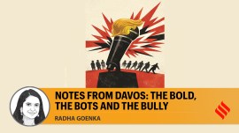 Notes from Davos: The bold, the bots and the bully
