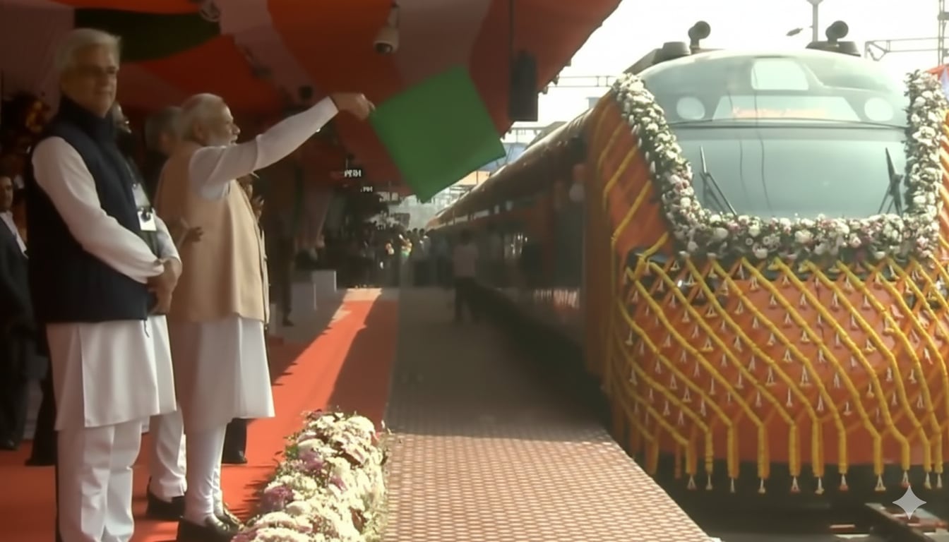 PM Modi flags off India’s 1st Vande Bharat Sleeper train from Malda – check inaugural run details