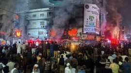 Pakistan Shopping Mall Fire