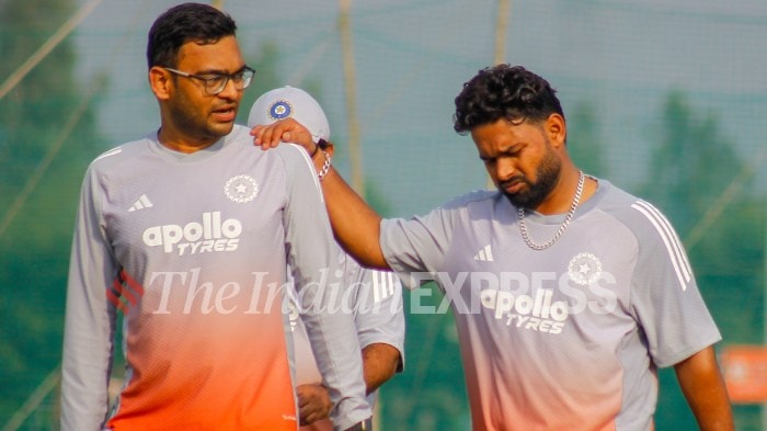 Rishabh Pant first hit during training on New Zealand ODI eve