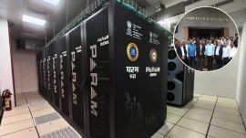 Param Rudra supercomputing cluster at IIT Madras campus