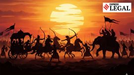 Mahabharata culminates with a message that aggressors meet a tragic end as divine punishment for their “adharm”, i.e. to try to kill their brother (cousins) to seize power, said the Patna High Court.