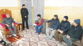 A delegation from Voice of Buddhist Ladakh, led by Shri Skarma Namtak, called on Lt Governor Kavinder Gupta at the LG Secretariat