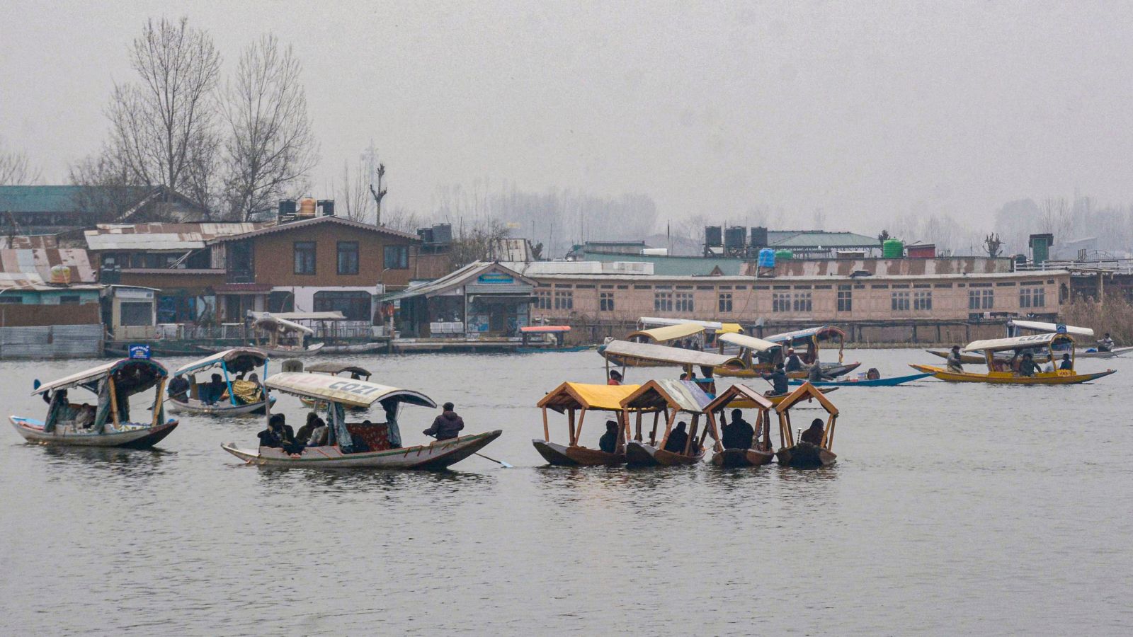 Cold conditions intensify in Kashmir; fringes of several water bodies freeze