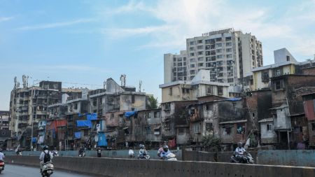 A view of Dharavi - Ward G North constituency before the BMC elections. Express photo by Akash Patil